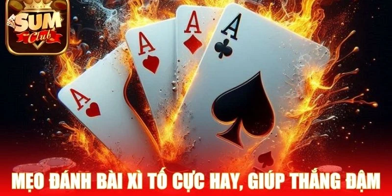 Mẹo đánh bài Xì Tố cực hay, giúp thắng đậm